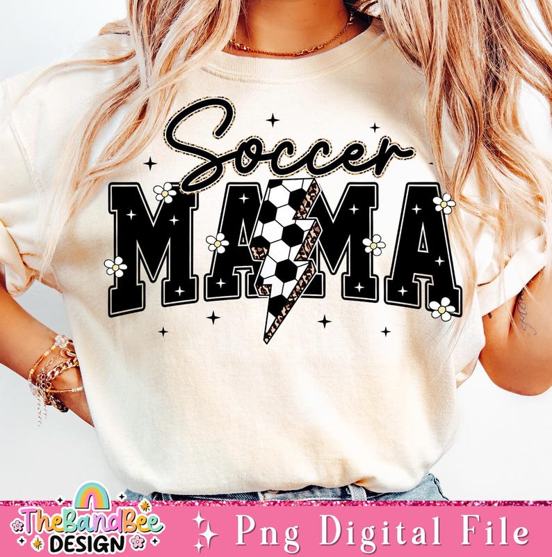 Soccer Varsity Png, Lightning Soccer Png Sublimation, Retro Soccer Png Shirt Design, Soccer Mama Png Download, Soccer Sublimation