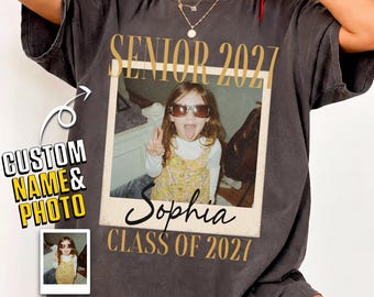 Senior 2027 Png, Custom Photo Senior Png, Class of 2027 Png, Graduation Sublimation Design, Senior Shirt Design Png, Grad Png