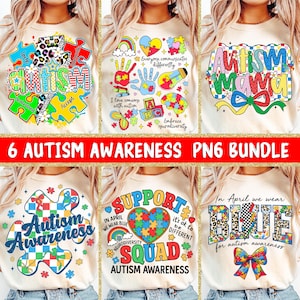 Autism Awareness Bundle Png, Everyone Communicates Differently Png, Autism Png, Autism Month png, Autism Mom Png, Autism shirt png