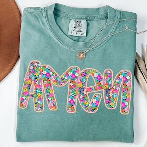 Floral Glitter Amen PNG, Retro Amen Png, Preppy Easter png, Amen Png, Happy Easter Png, Jesus png, Christian Easter png, Bible Verse png