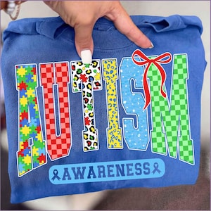 Retro Autism Awareness Png, Autism Png, Neurodiversity Png, Autism Support Png, Autism Checkered Dots Leopard Png, Autism Puzzle, Stripes