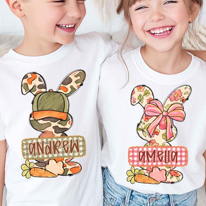 Easter Kids Png Custom - Etsy