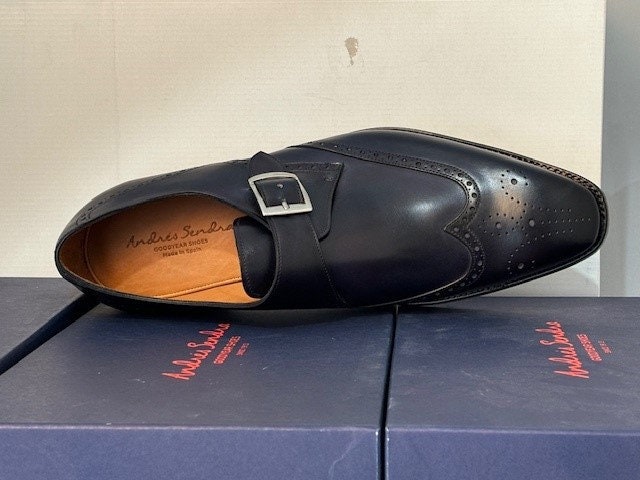 Andres Sendra Single Monk Strap Wingtip - Etsy display picture 1
