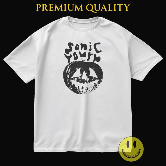 Limited Sonic Youth Album Tshirt 80s 90s Grunge Rock Music Retro T 