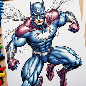 Coloring Super Heroes