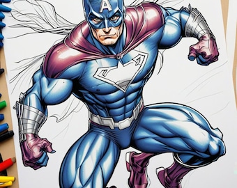Coloriage de super-héros