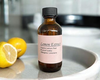 Organic Lemon Extract 4 oz