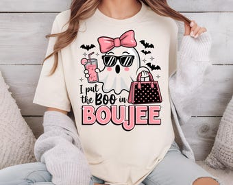 Boujee Ghost Halloween PNG Clipart, Spooky Season (Digital Download)