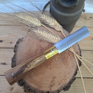 Traditional Sardinian Knife “Mozzetta Guspinesa” (Truncated Blade)