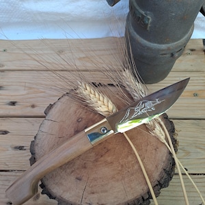 Traditional Sardinian Knife &quot;Guspinesa&quot; – Pointed Tip