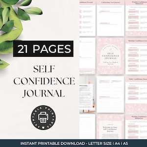 Self-Confidence Workbook, Self-Esteem Building, Personal Growth Guide, Confidence Building, Self-Love Journal, Empowerment Exercises