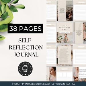 Get To Know Yourself Journal, Self Reflection Worksheet, Motivational Planner, Personal Development Workbook, Self Discovery, Love Yourself