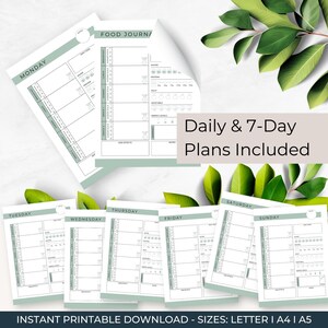 GLP-1 Daily Plan Food Journal or Diary
8 Pages
Instant Printable Download
Sizes Included: Letter, A4, A5