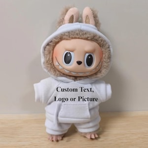 Custom Labubu Shirts Made To Order for Toys, Labubu Hoodie Set Custom, Personalized Labubu Clothes, Doll Shirt for Labubu Gothic Pants