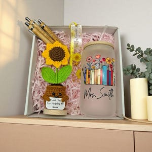 Personalisierte Geschenke für Lehrer Anerkennung, Danke Geschenke, Geschenkboxen für Lehrer Wertschätzung, Geburtstagsgeschenke für neue Lehrer, Geschenkboxen für Großlehrer.