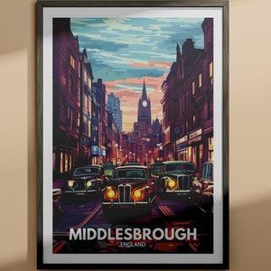 Mid Century - Reise Poster England / Reise Wand Kunst / Geschenk / Reise Dekor / Einzigartiges Stadt Poster