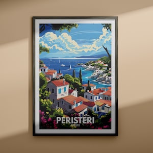 Peristeri Print - Peristeri Reise Poster / Griechenland Reise Wand Kunst Druck / Housewarming Geschenk / Stadt Wand Dekor Poster / Kunst Geschenke