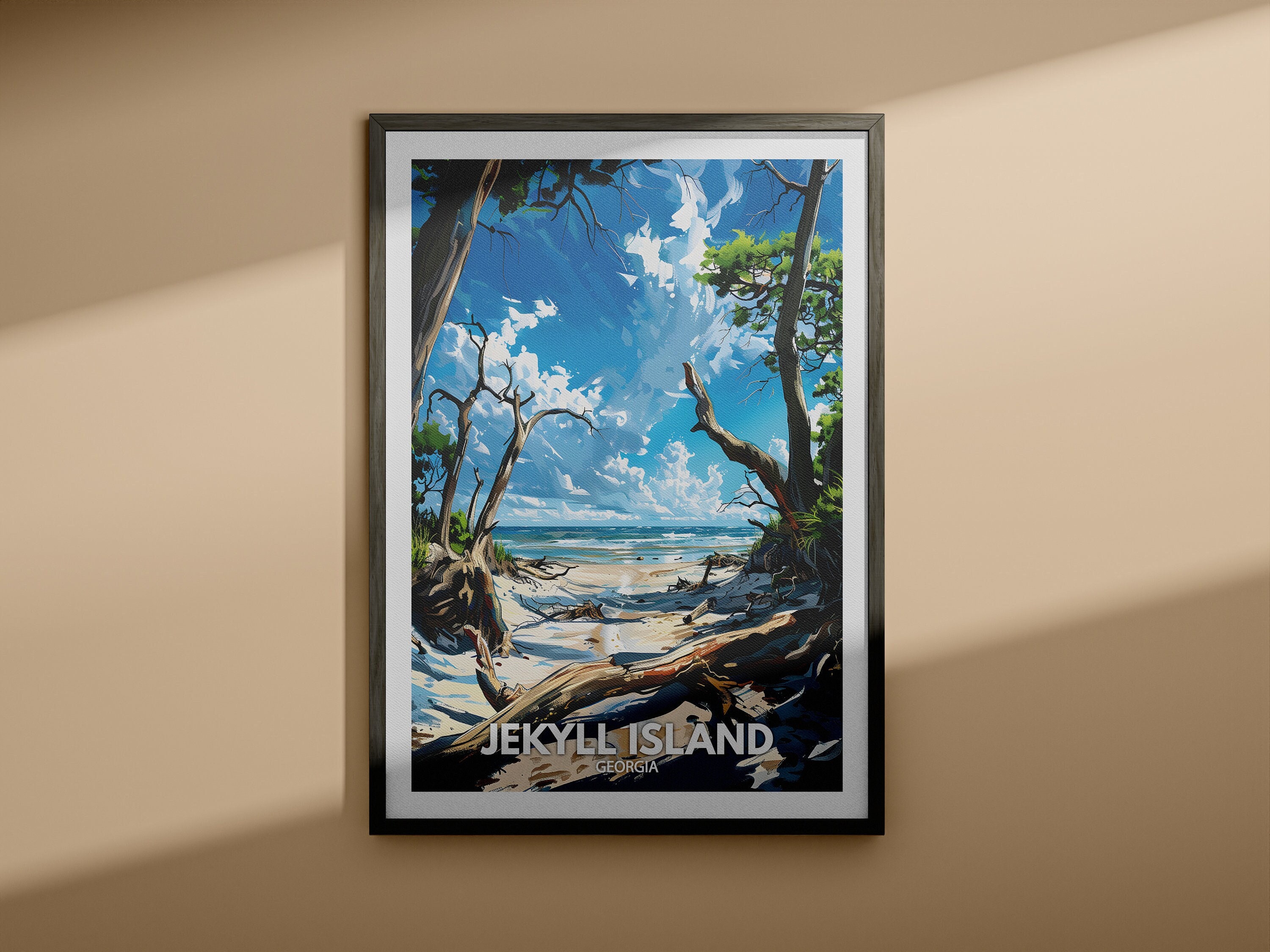 Jekyll Print - Jekyll Island Poster / Georgia Island Art / Georgia