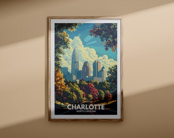 Charlotte B2ポスター CLT Charlotte Int'l Airport - Squadron Posters