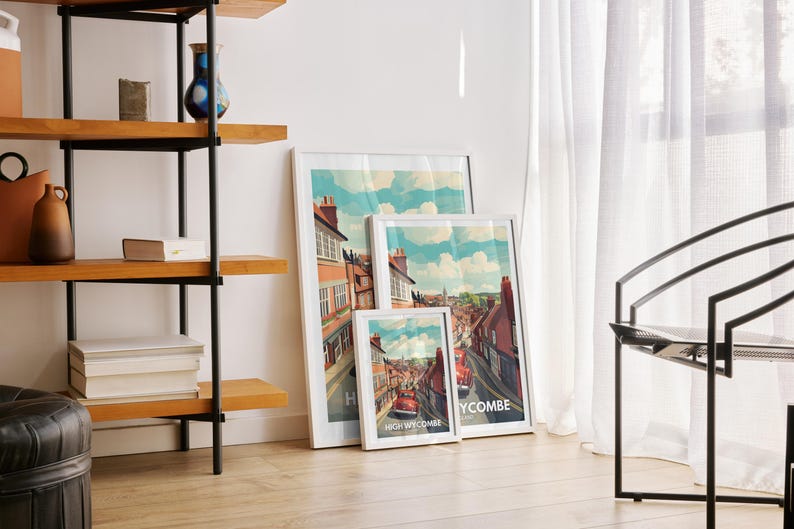 High Print High Travel Poster / England Wall Art Print