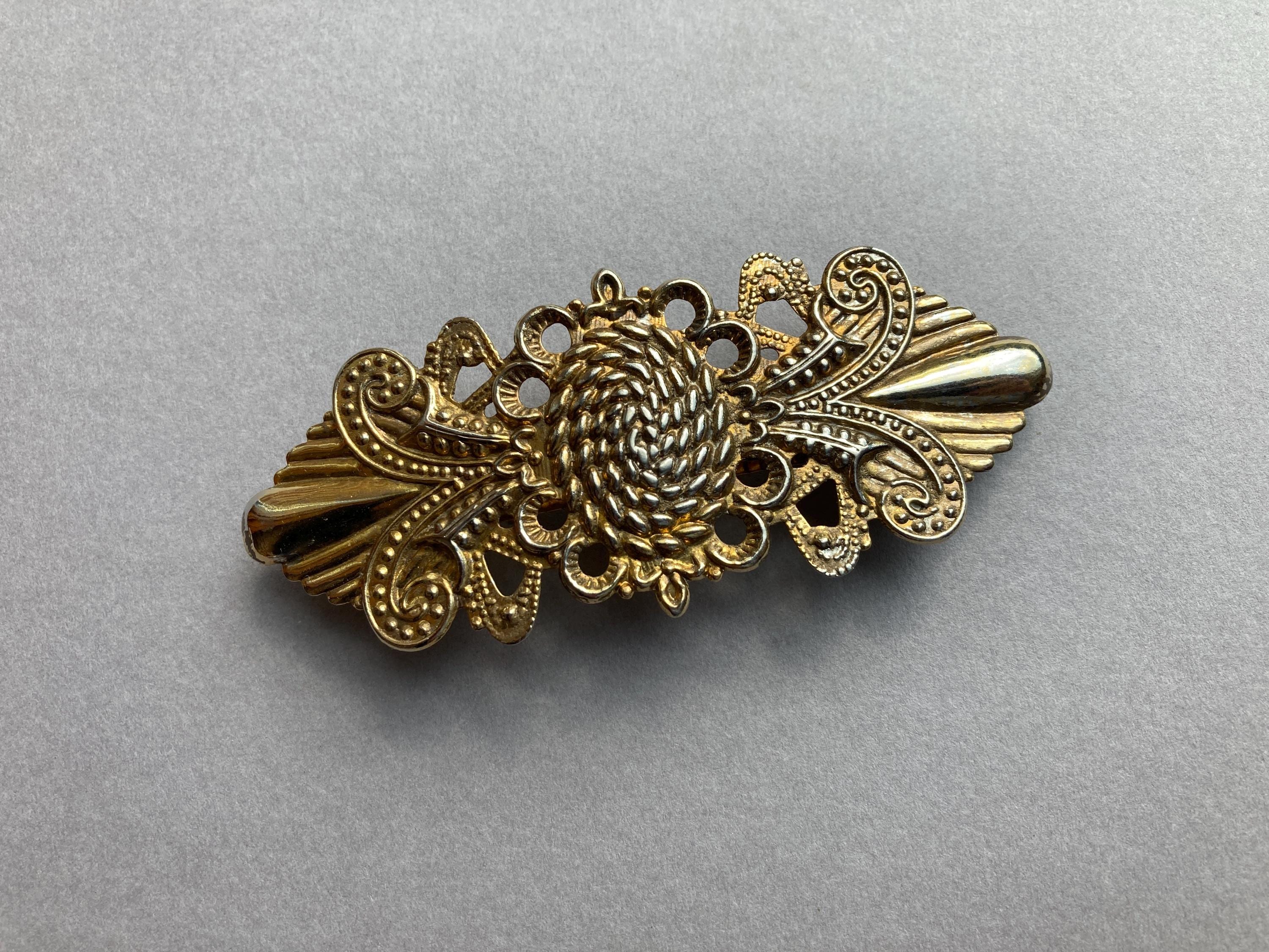 Vintage Gold and Silver Mixed-Metal Hair Pins and Brooches Set Mixed Metal Hair Pin - Etsy main image 4