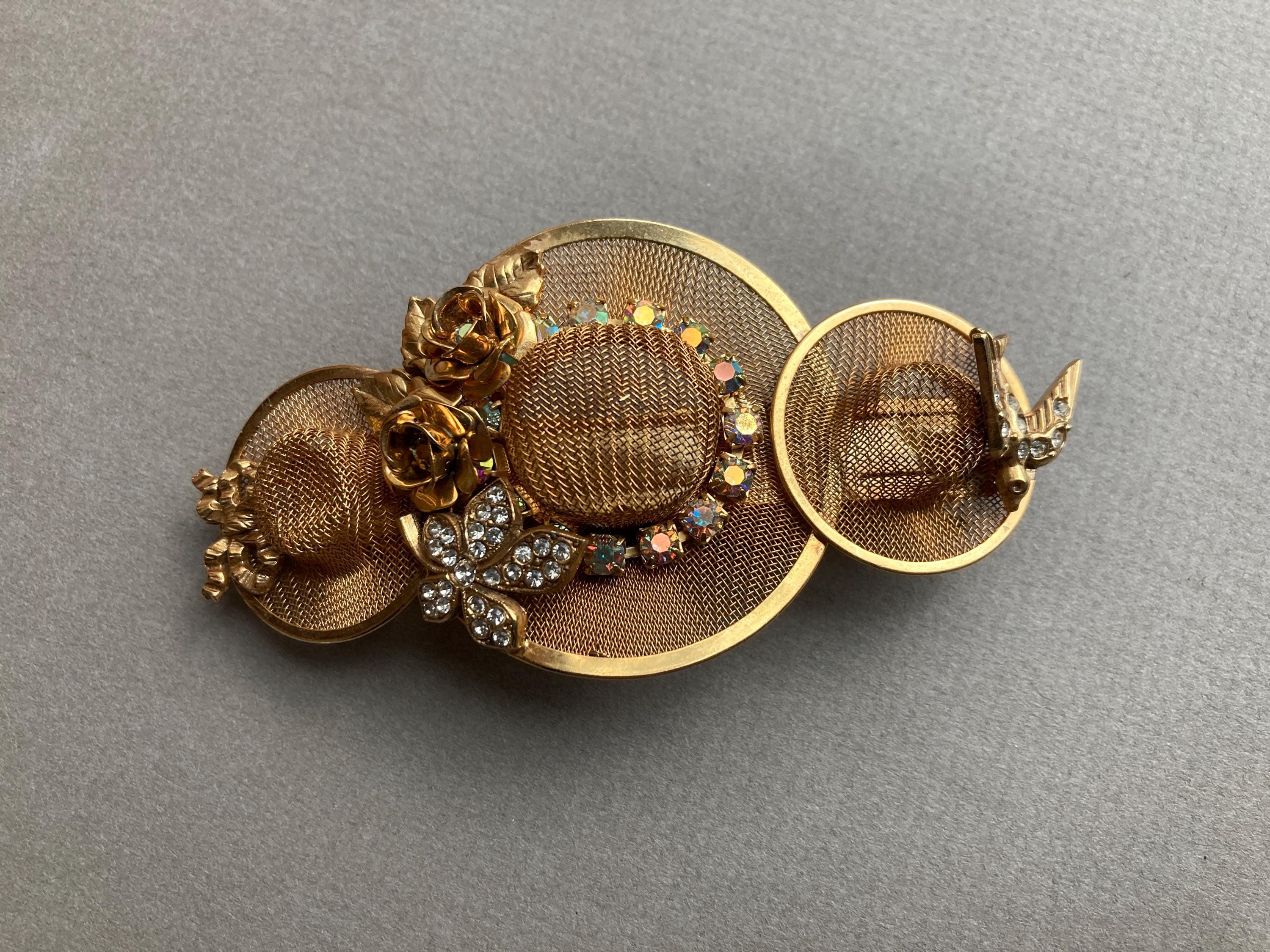 Genuine made in France, Kirk’s Folly Rope design Barrette. Kirks Folly Barrette - Etsy main image 2