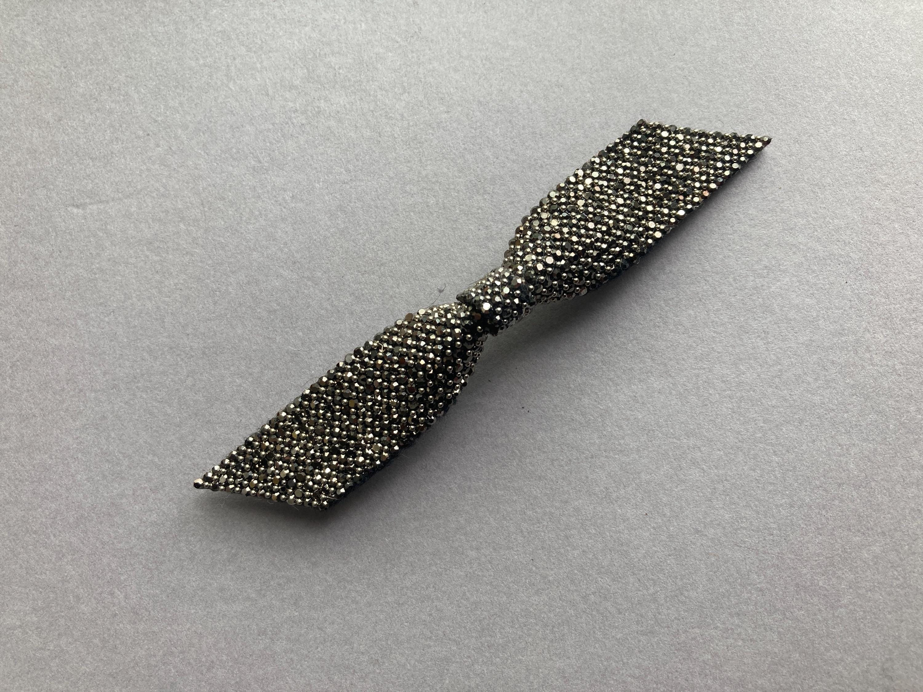 Vintage Marcasite Crystal Studded 4\