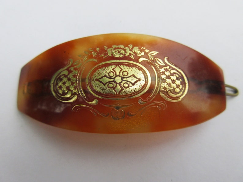 Maroon//Brown Wonder /"Bow/" Barrette Vintage Hair Barrettes Made in U.S.A