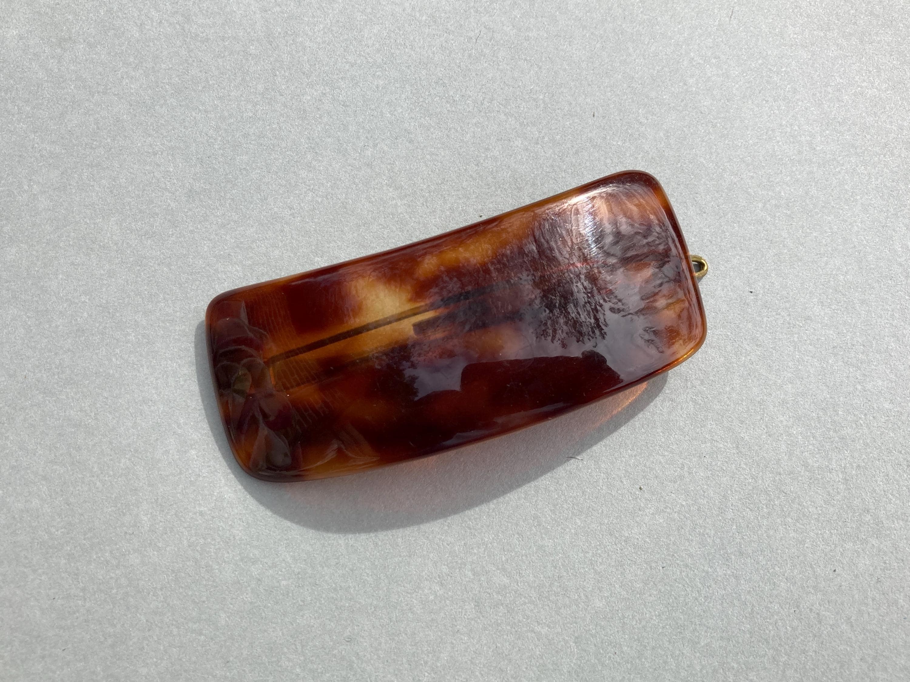 Vintage Faux Tortoise Acrylic Hair Barrettes Tortoise Hair In Vintage Hair Accessories for sale - eBay main image 4