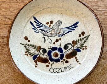 Romolo Apicella Hand Painted Italian Plate, Vintage Made in Vietri