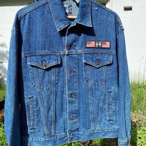 Vintage 1989 Rolling Stones Steel Wheels Tour Denim Jacket Vintage 1989 Rolling Stones Steel Wheels Tour Denim Jacket