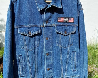 Rolling Stones スティール・ホイールズ デニムジャケット musicgoldmine.com - Rolling Stones 1989 Steel Wheels Tour