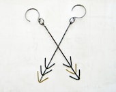 Arrow Earrings - Triple B+G