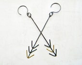 Arrow Earrings - Triple B+G