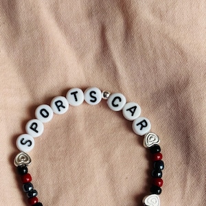 Sports Car Beaded Friendship Bracelet