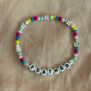 Feather Beaded Friendship Bracelet