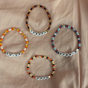 Pizzeria Frights Beaded Friendship Bracelet Set