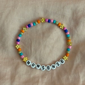 Nonsense Beaded Friendship Bracelet