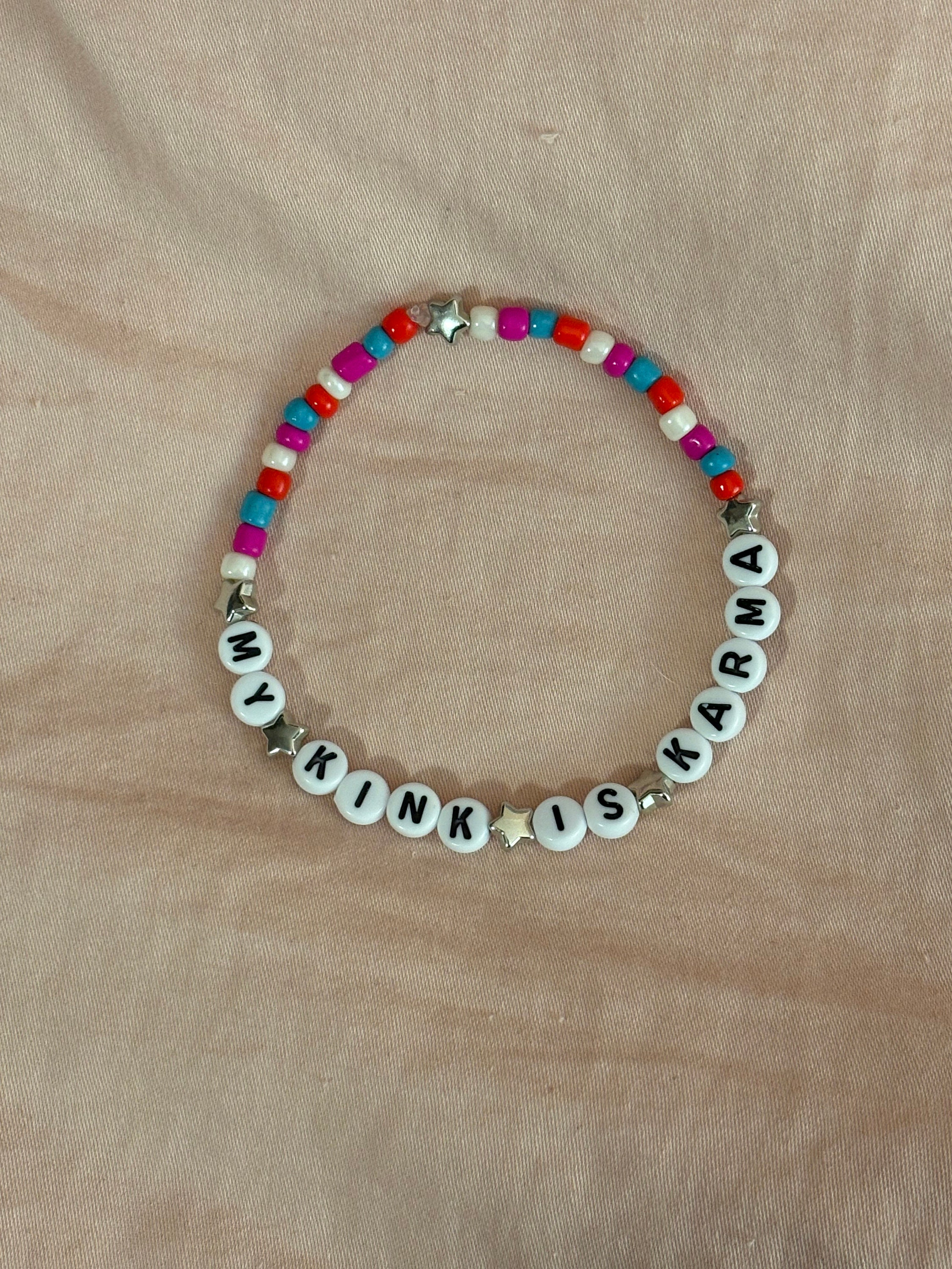 My Kink is Karma Beaded Friendship Bracelet - Etsy
