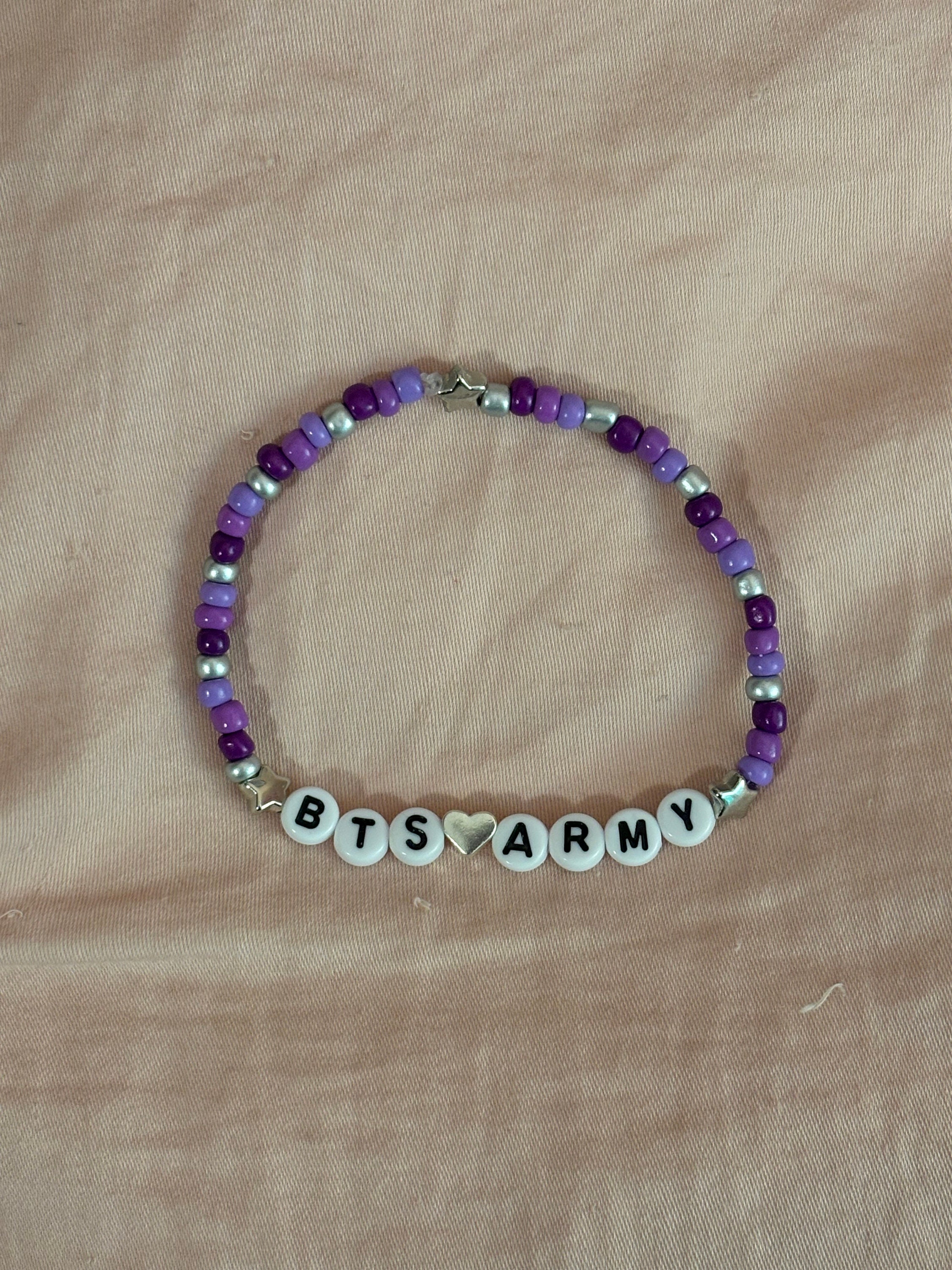 BTS Beaded Friendship Bracelet Set - Etsy