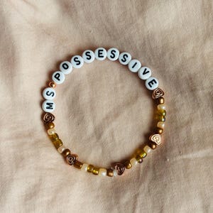 Miss Possessive Beaded Friendship Bracelet