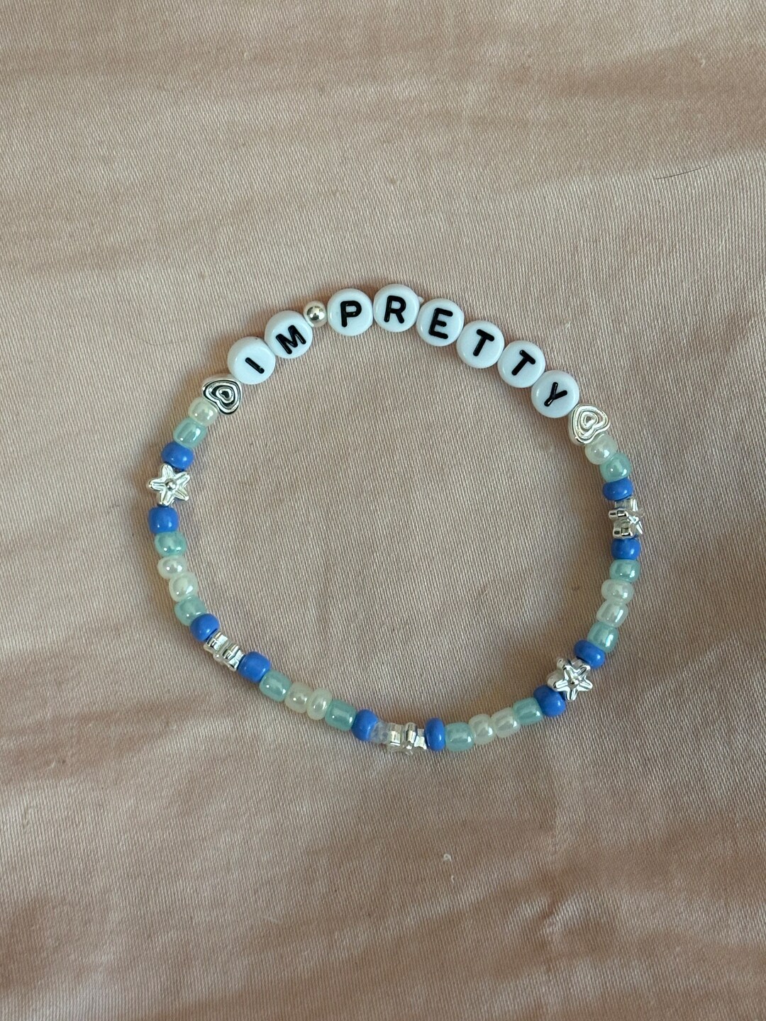 I'm Pretty Beaded Friendship Bracelet Etsy