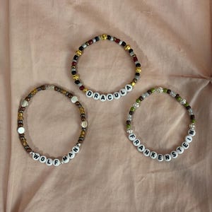 Classic Monsters Beaded Friendship Bracelets