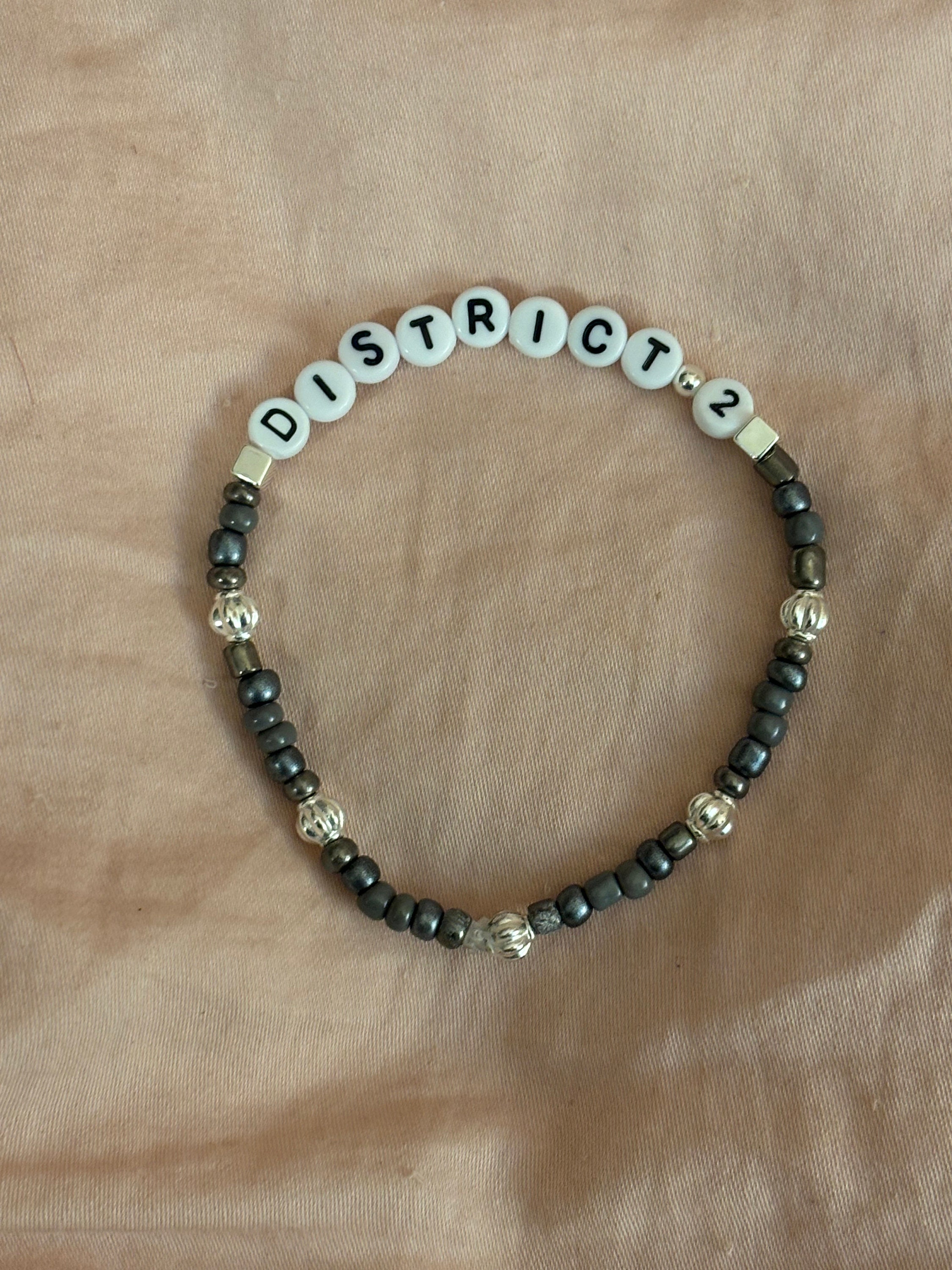 District 2 Beaded Friendship Bracelet (The Hunger Games)