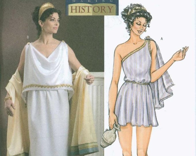 GREEK / ROMAN Toga Dress Pattern LXL Toga Costume Butterick 4572 Etsy