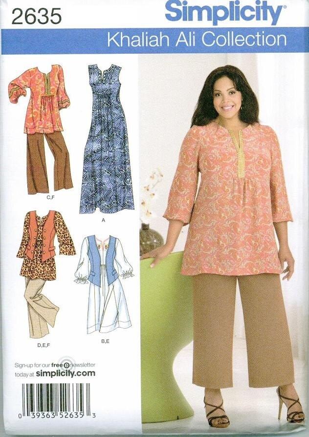 Womens Sewing Pattern PLUS SIZE Simplicity 2635 Sizes 2632 Etsy