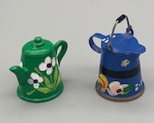 Dolls House Kettle and Coffee Pot Tole Ware