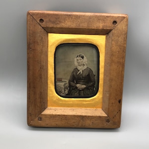 Vintage Photo Frame made from Wooden Contact Print Equipment.