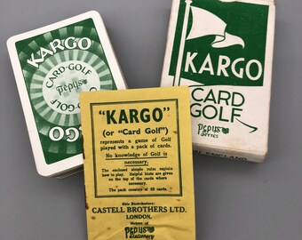 Kargo Vintage Card Golf Game by Pepys Wartime Edition