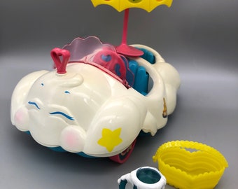 1983 Vintage Care Bear Cloud Car with Professor Coldhearts Tankard